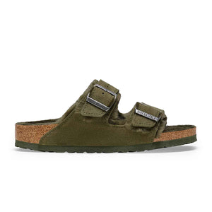 Birkenstock Arizona Shearling Thyme כפכפי בירקנשטוק אריזונה פרווה ירוק