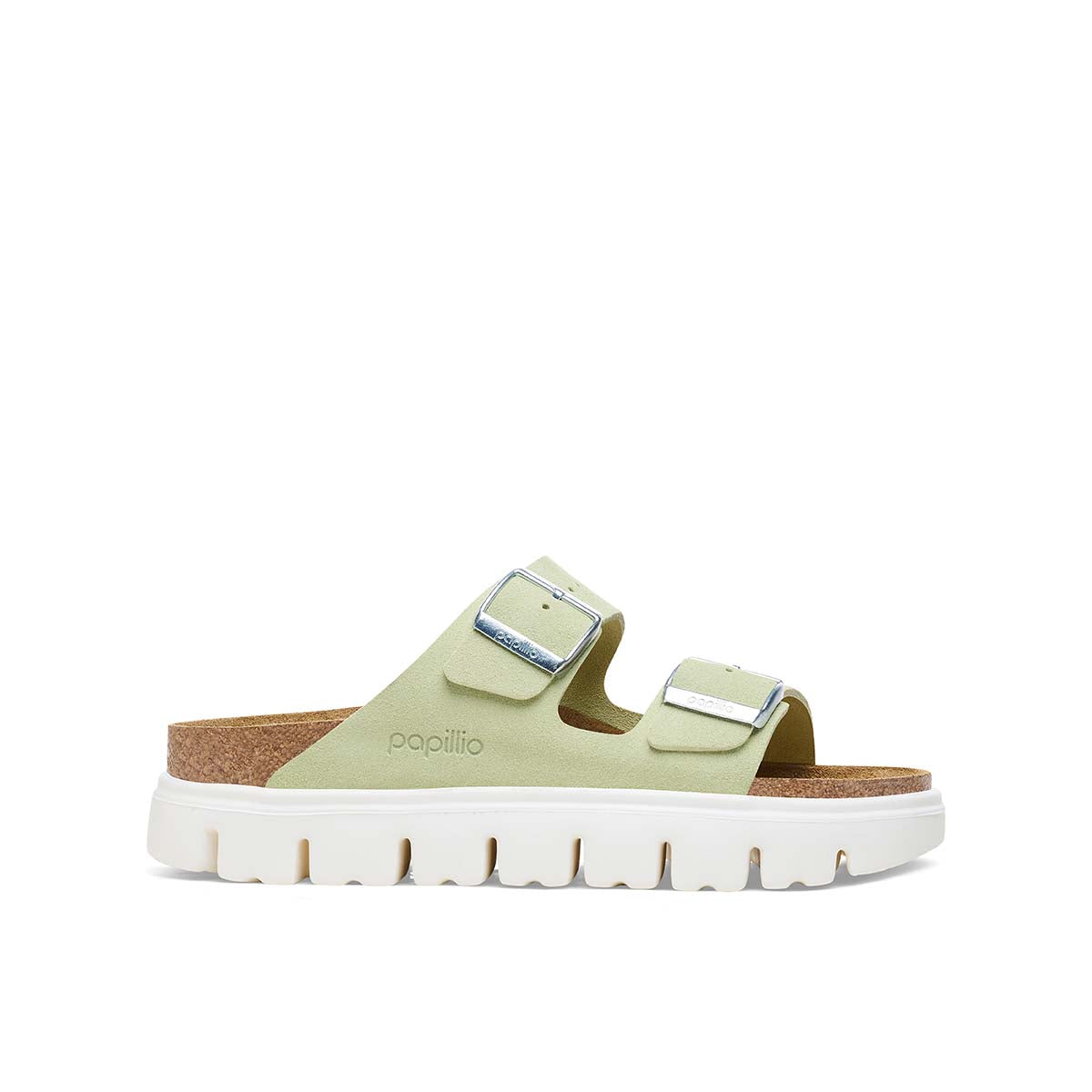 Birkenstock Arizona PAP Chunky Faded Lime כפכפי בירקנשטוק אריזונה לנשים