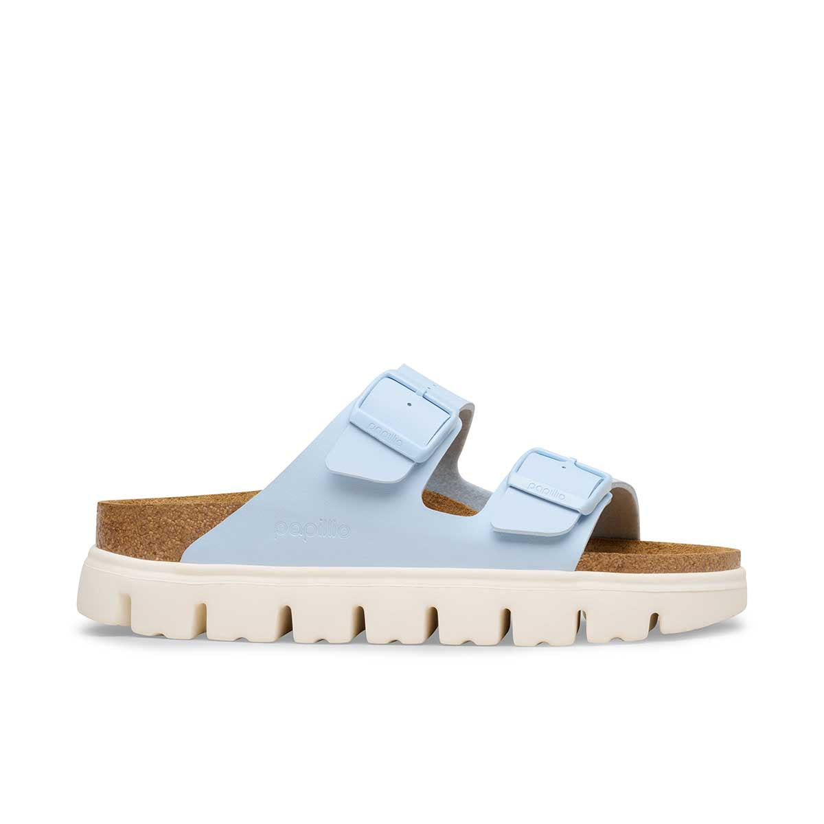 Birkenstock Arizona PAP Chunky Baby Blue כפכפי בירקנשטוק אריזונה לנשים צ'אנקי תכלת