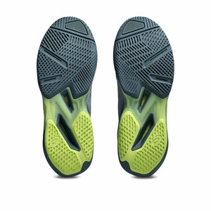 Asics Solution Speed FF 4 Men Grey Blue Ironclad נעלי טניס סולושיין ספיד 4 לגברים