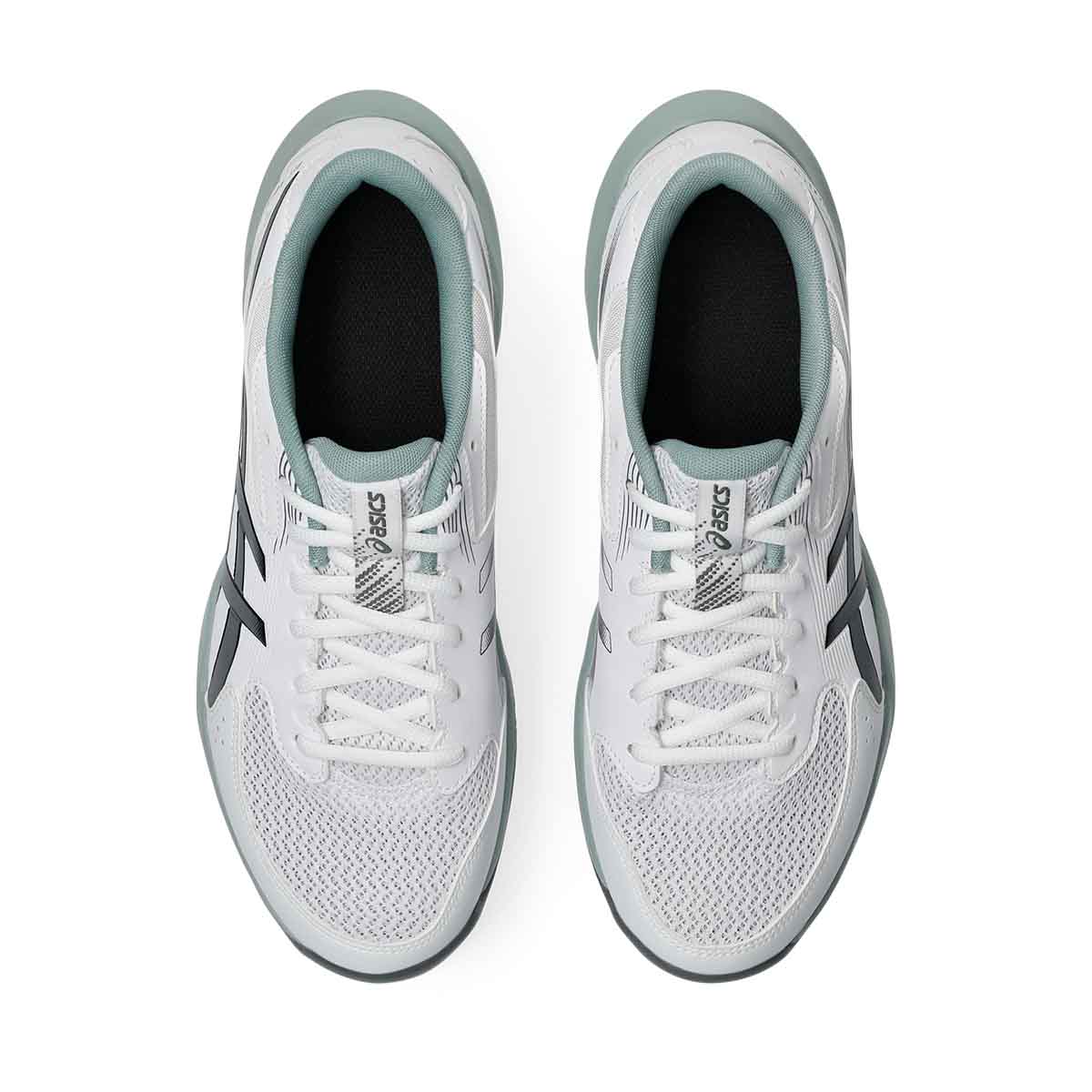 Asics Gel Rocket 12 Men White Steel Grey נעלי כדורעף ג`ל רוקט 12 לגברים