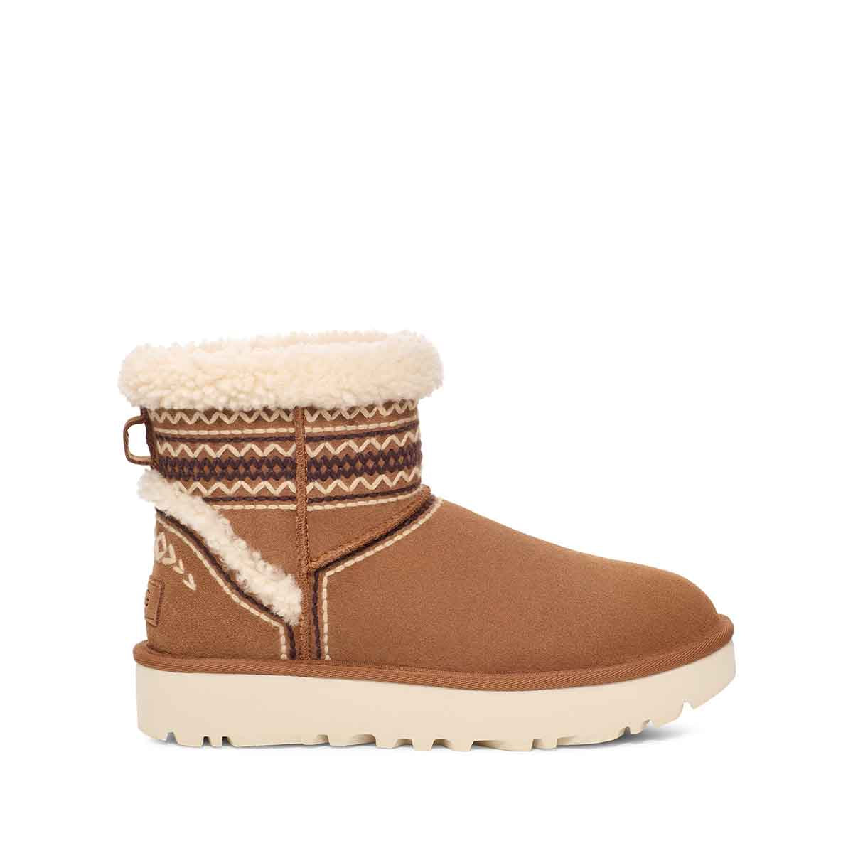 UGG Classic Mini Atherson Chestnut מגפי נשים קלאסיק מיני אתרסון חום