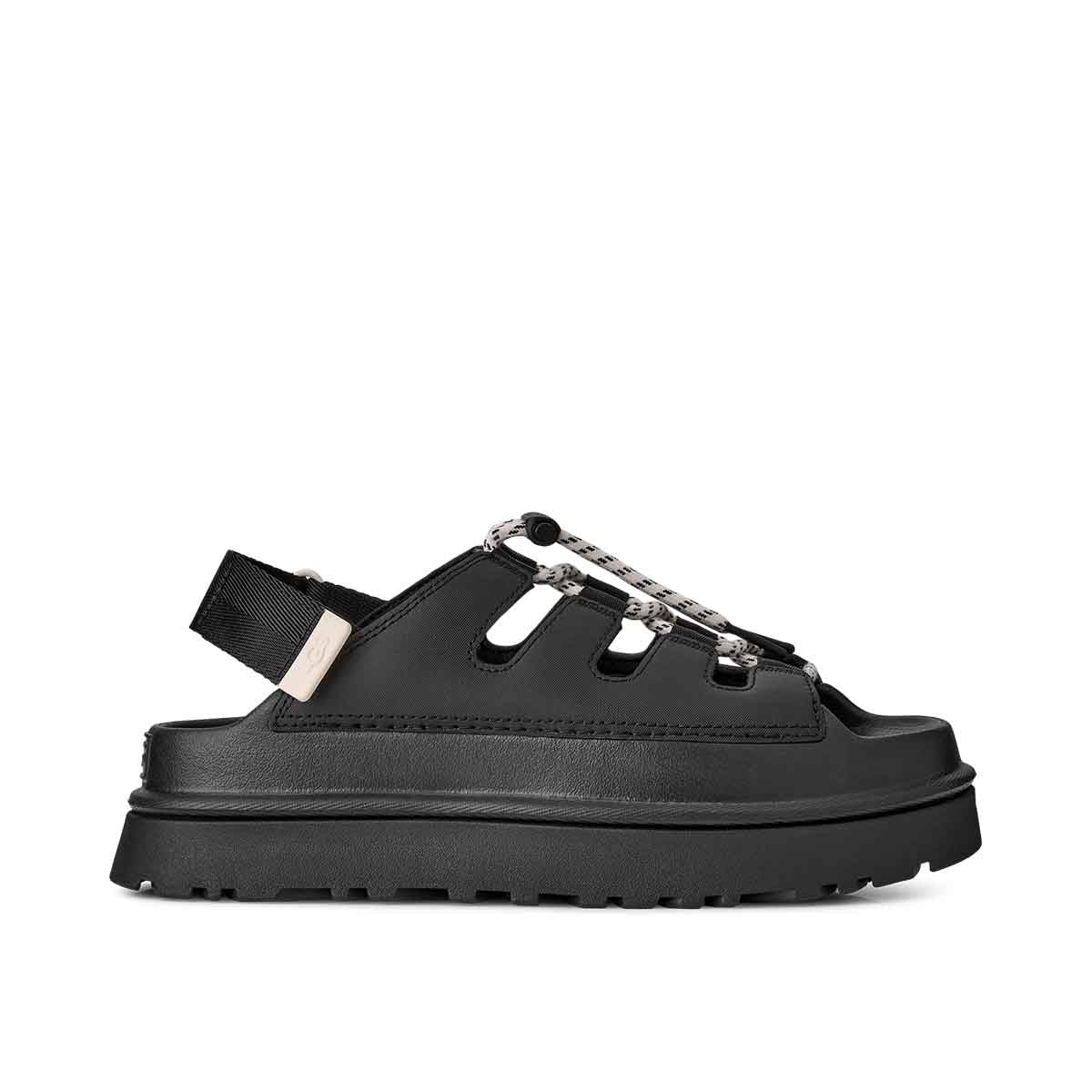 UGG GoldenGlow Toggle Sandal Black סנדלי גולדנגלואו טאגל שחור לנשים