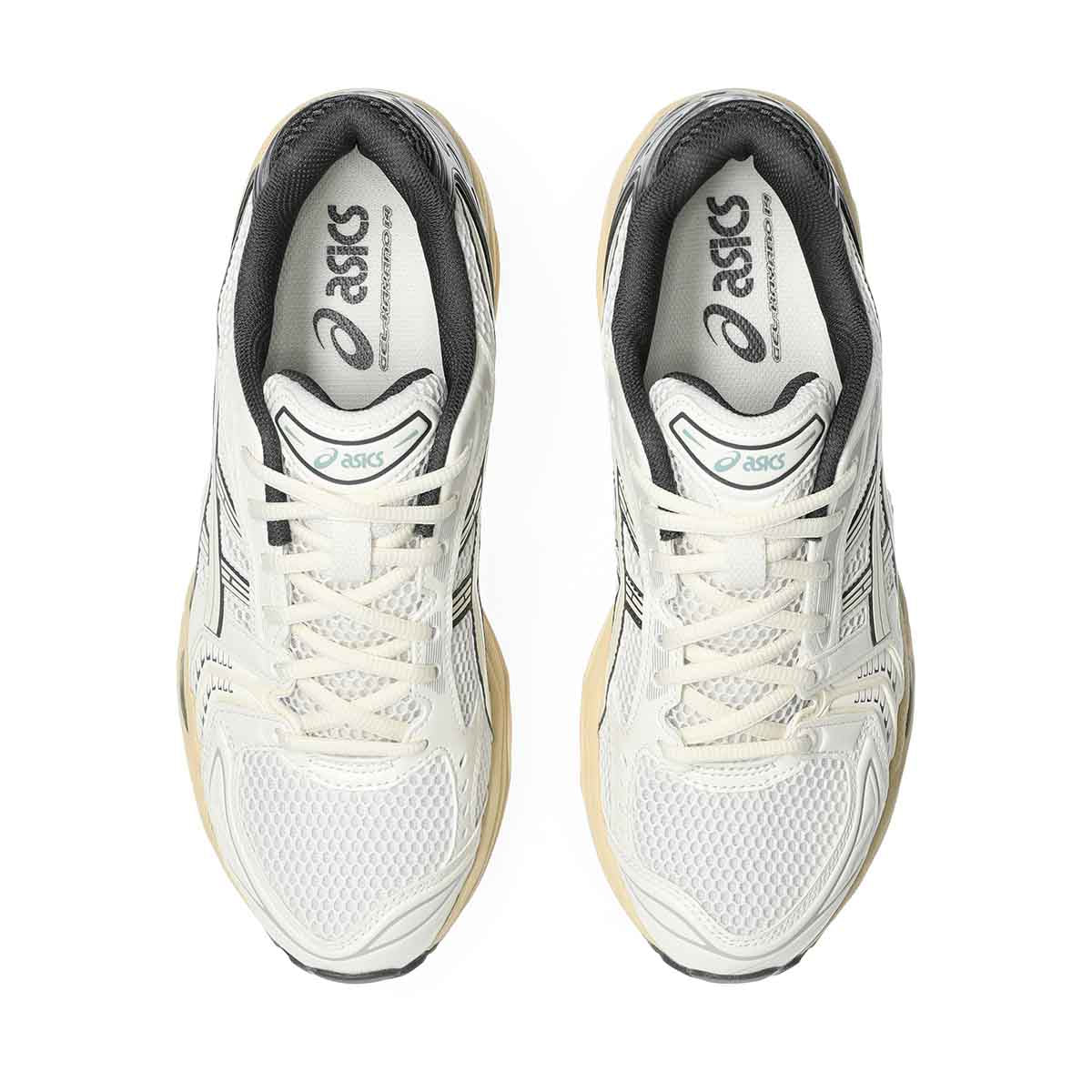 Asics Gel Kayano 14 Unisex Cream Obsidian Grey סניקרס ג'ל קיאנו 14 יוניסקס
