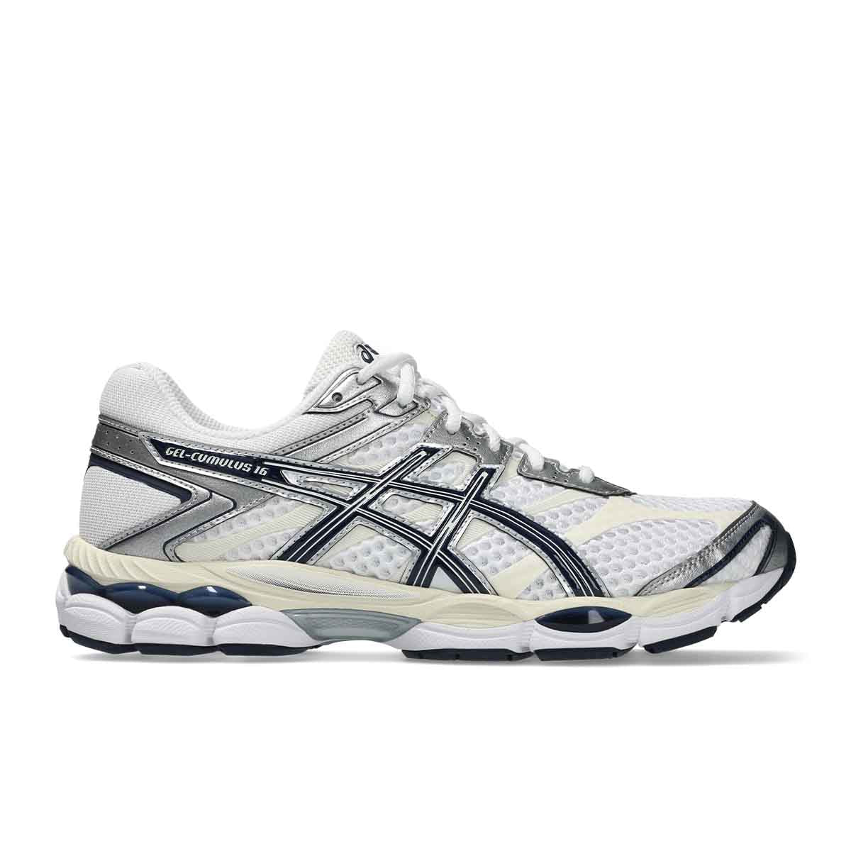 Asics Gel Cumulus 16 Unisex White Midnight סניקרס ג'ל קומולוס 16 יוניסקס