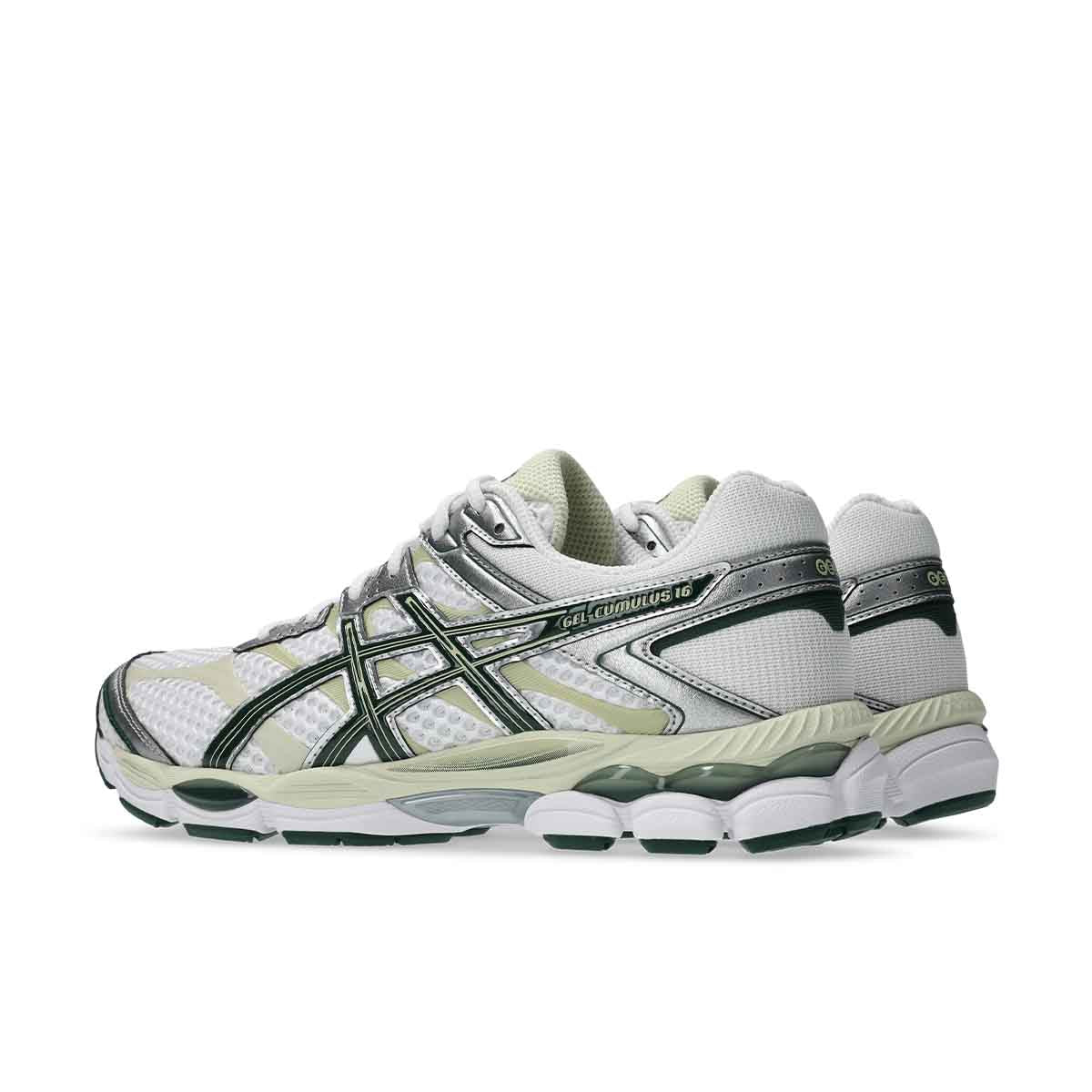 Asics Gel Cumulus 16 Unisex White Forest Night סניקרס ג'ל קומולוס 16 יוניסקס