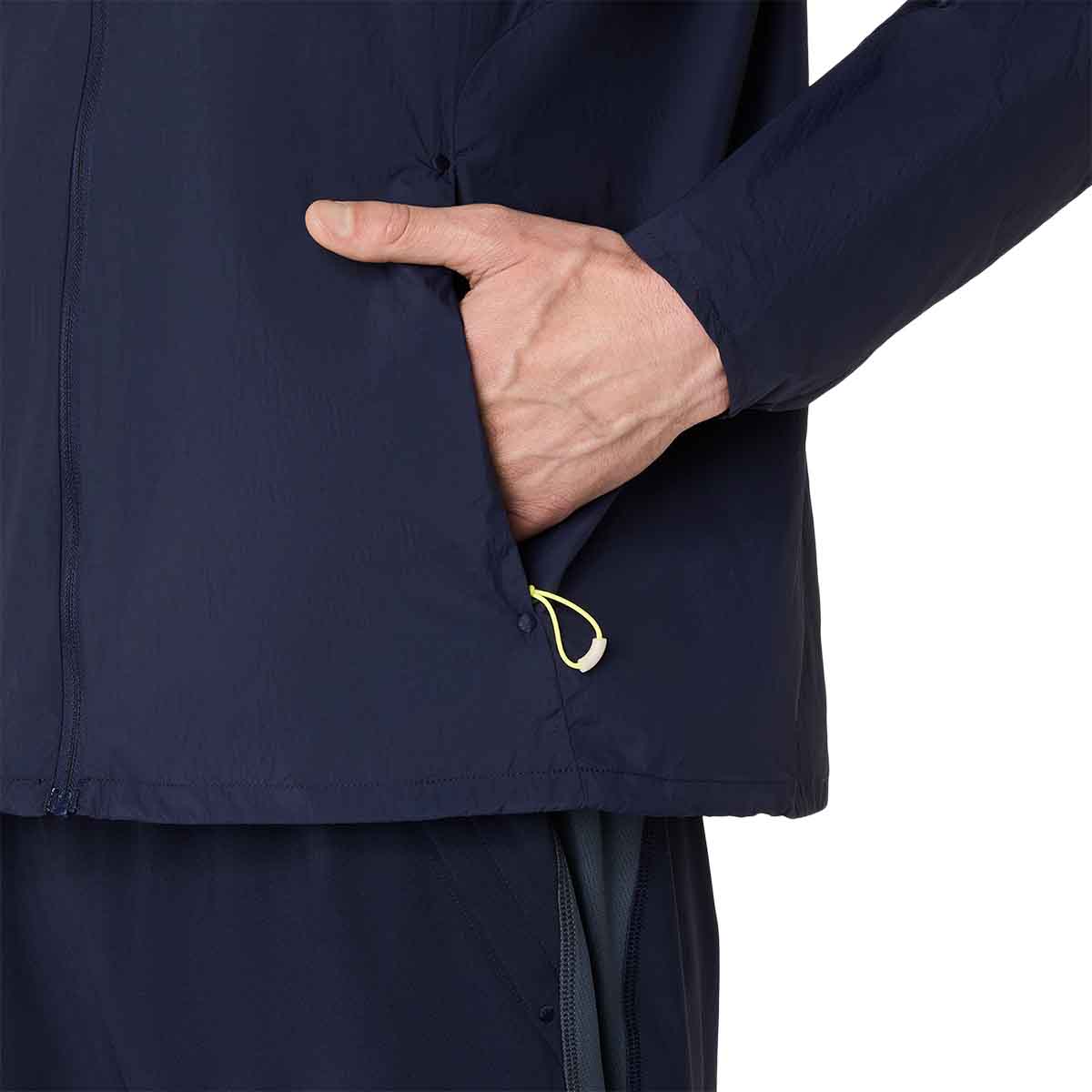 Asics Road Packable Jacket Men Midnight ג'קט ריצה מתקפל לגברים