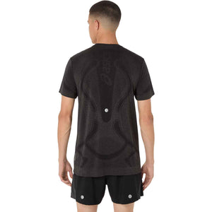 Asics Road Seamless SS Top Men Performance Black חולצת ריצה לגברים