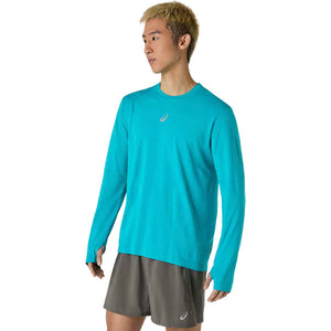 Asics Road Seamless LS Top Men Energy Aqua חולצת ריצה ארוכה לגברים
