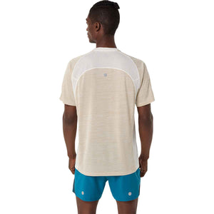 Asics Road SS Top Men Cream חולצת ריצה לגברים