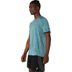 Asics Road SS Top Men Foggy Teal חולצת ריצה לגברים