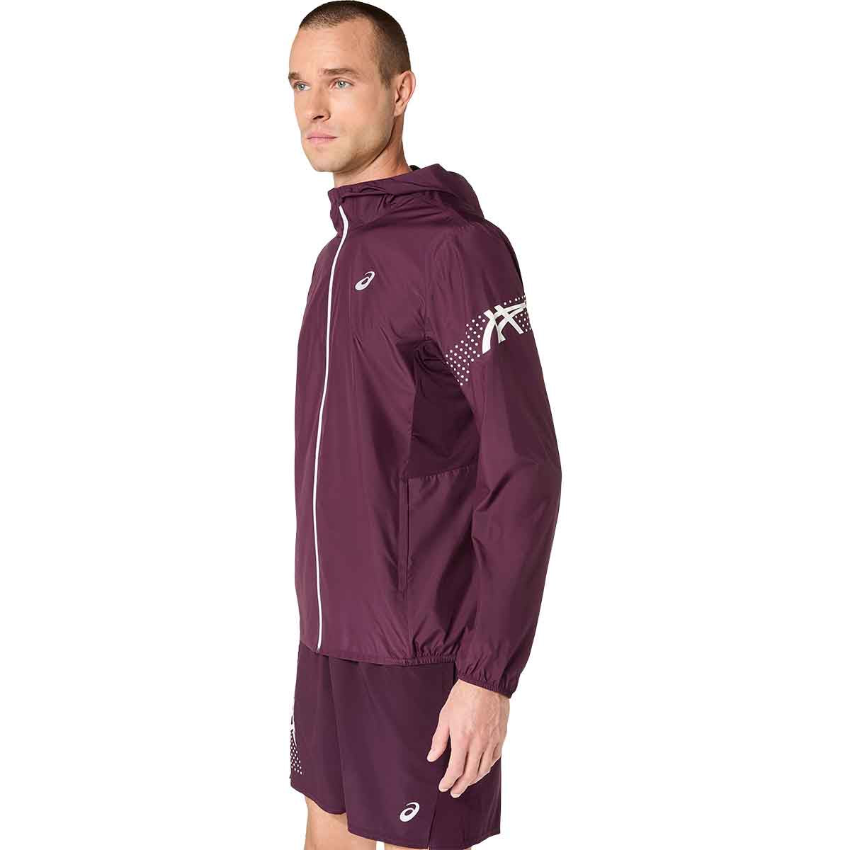 Asics Icon Jacket Men Dark Aubergine ג'קט אסיקס לגברים