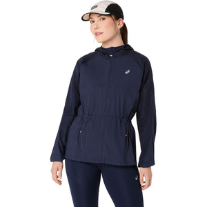 Asics Road Packable Jacket Women Midnight ג'קט ריצה מתקפל לנשים