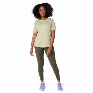 Asics Core SS Top Women Khaki חולצת ריצה לנשים