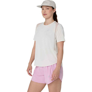 Asics Road SS Top Women Cream חולצת ריצה לנשים