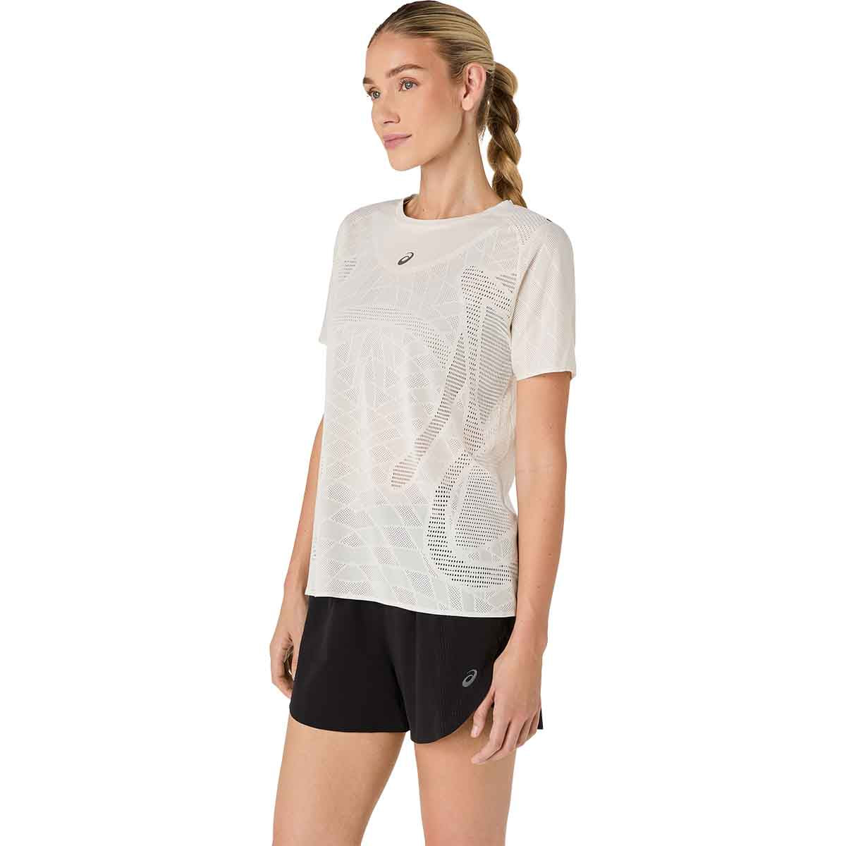 Asics Metarun SS Top Women Cream חולצת ריצה לנשים