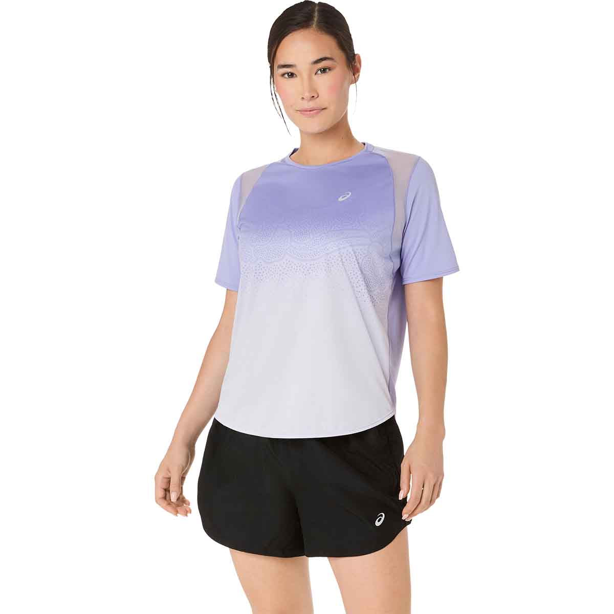 Asics Road Fade SS Top Women Bluebell חולצת ריצה לנשים