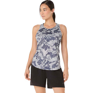 Asics Fujitrail Tank Women Cream גופיית ריצה לנשים