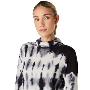 Asics Road Winter Insulate LS Top Women Cream Performance Black חולצת ריצה ארוכה לנשים