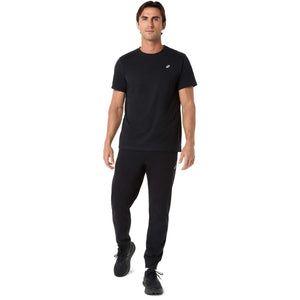 Asics Spiral Embroidery Tee Men Performance Black חולצת אסיקס לגברים