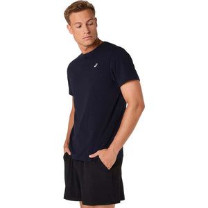 Asics Spiral Embroidery Tee Men Midnight חולצת אסיקס לגברים