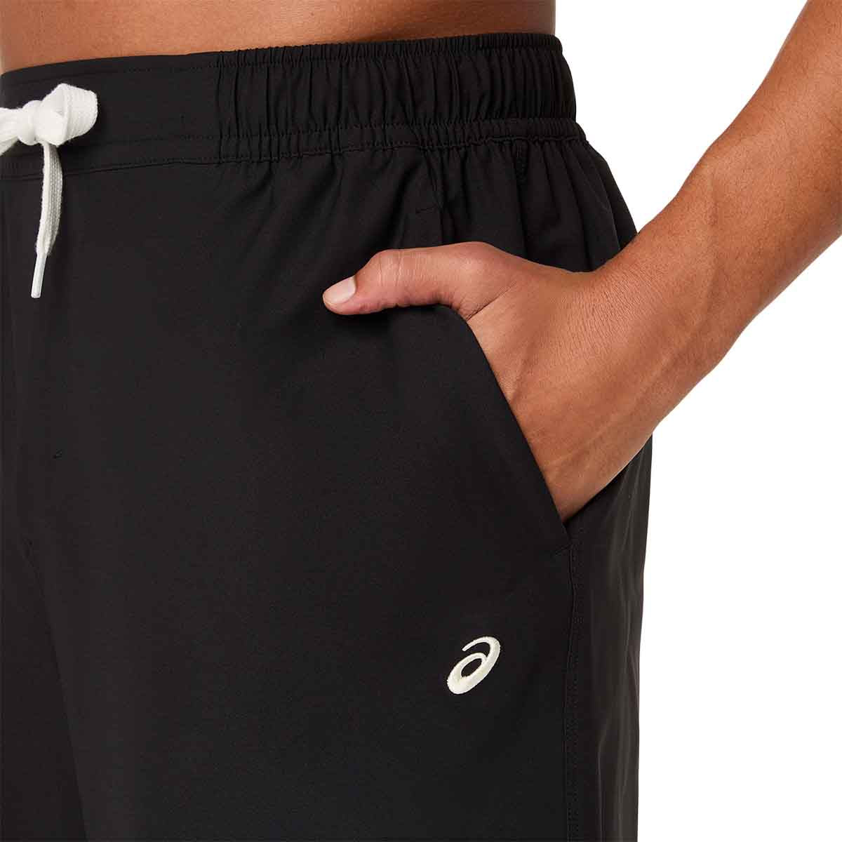 Asics Heritage Double Weave Pant Unisex Performance Black מכנסי אסיקס יוניסקס