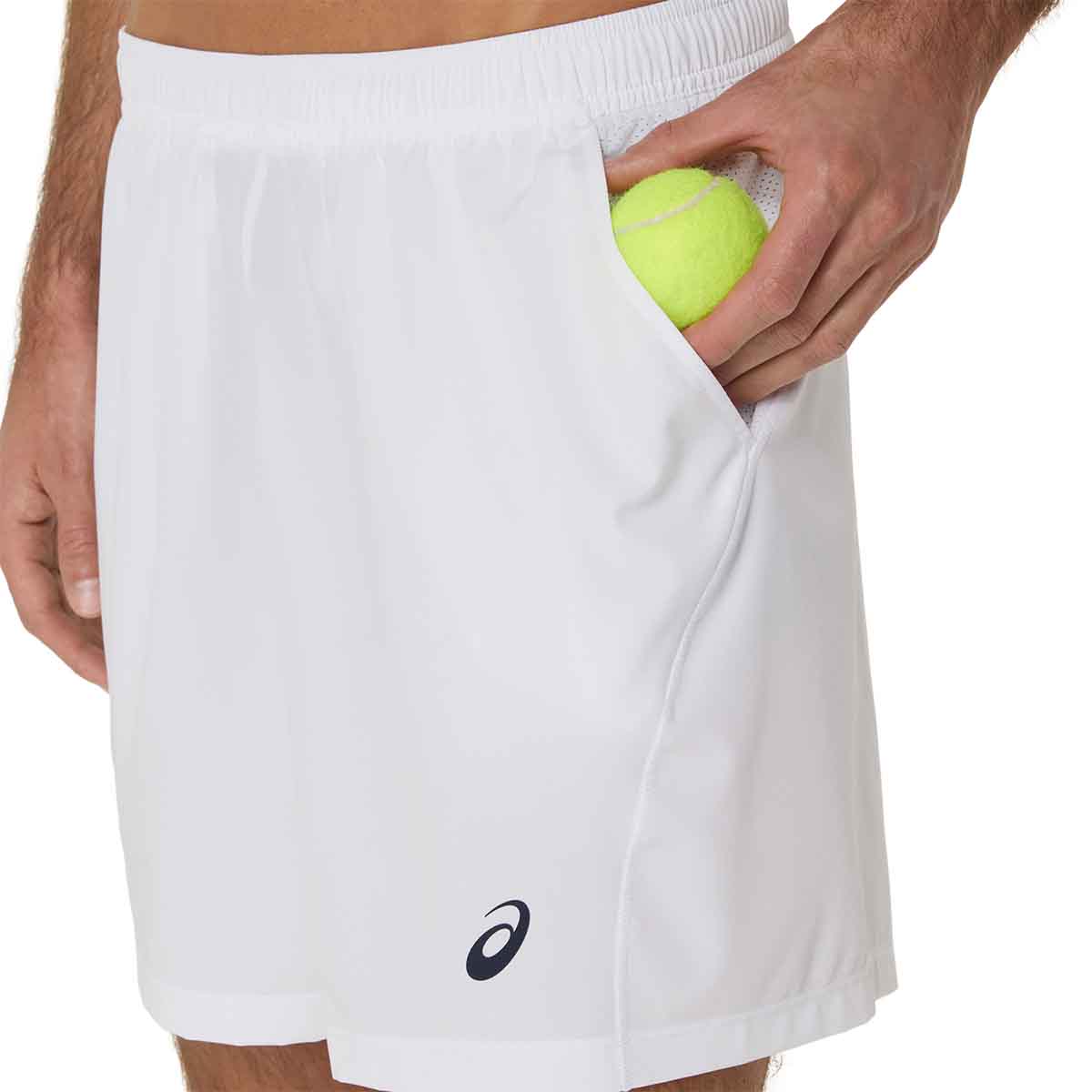 Asics Court 7In Short Men Brilliant White מכנסי טניס לגברים