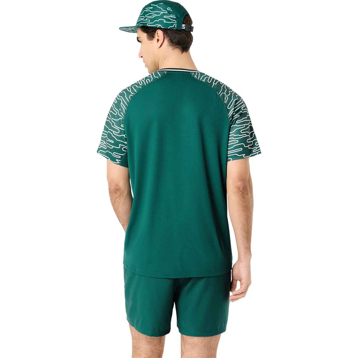 Asics Padel Court SS Top Men Jewel Green חולצת פאדל לגברים