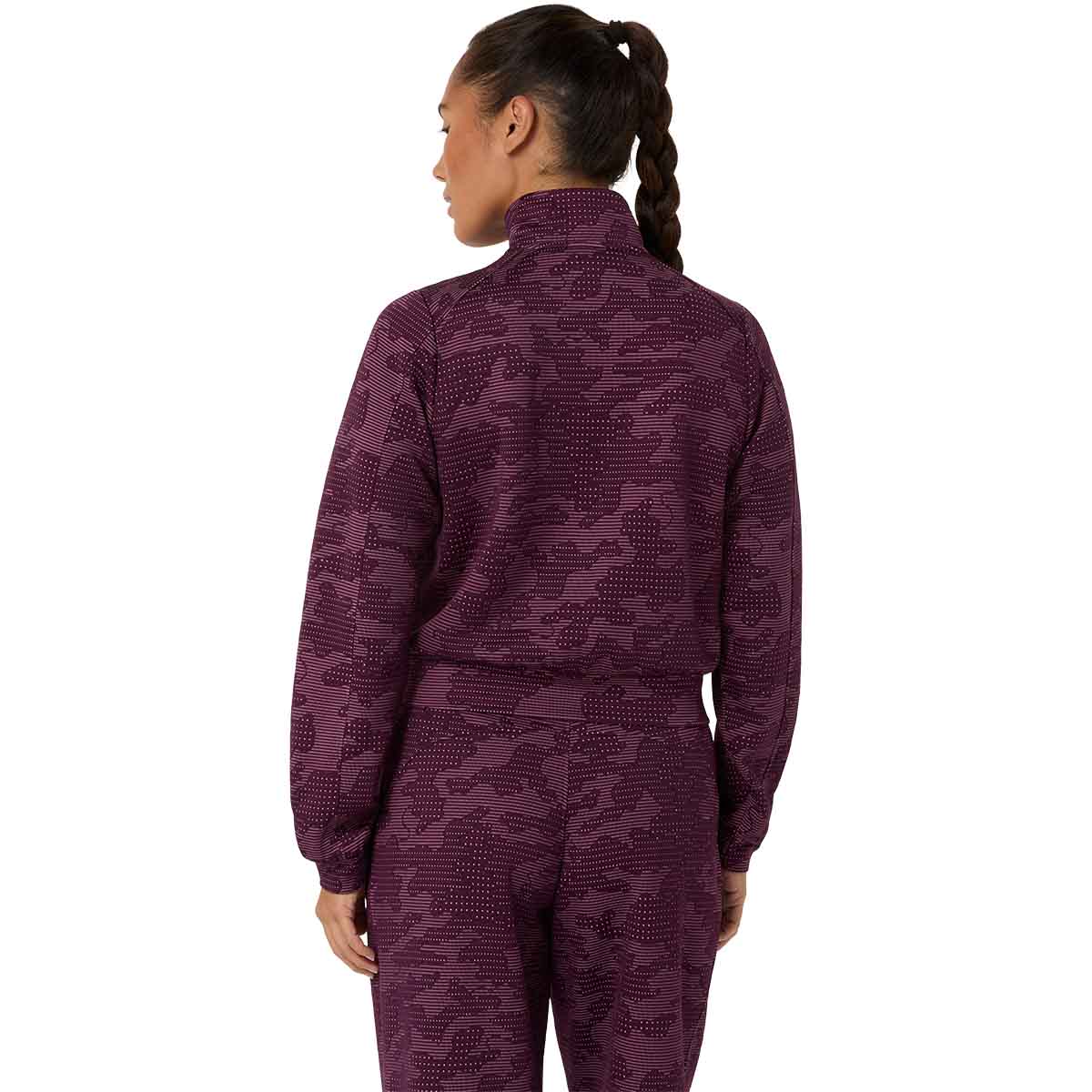 Asics Match Jacket Women Dark Aubergine ג'קט טניס לנשים