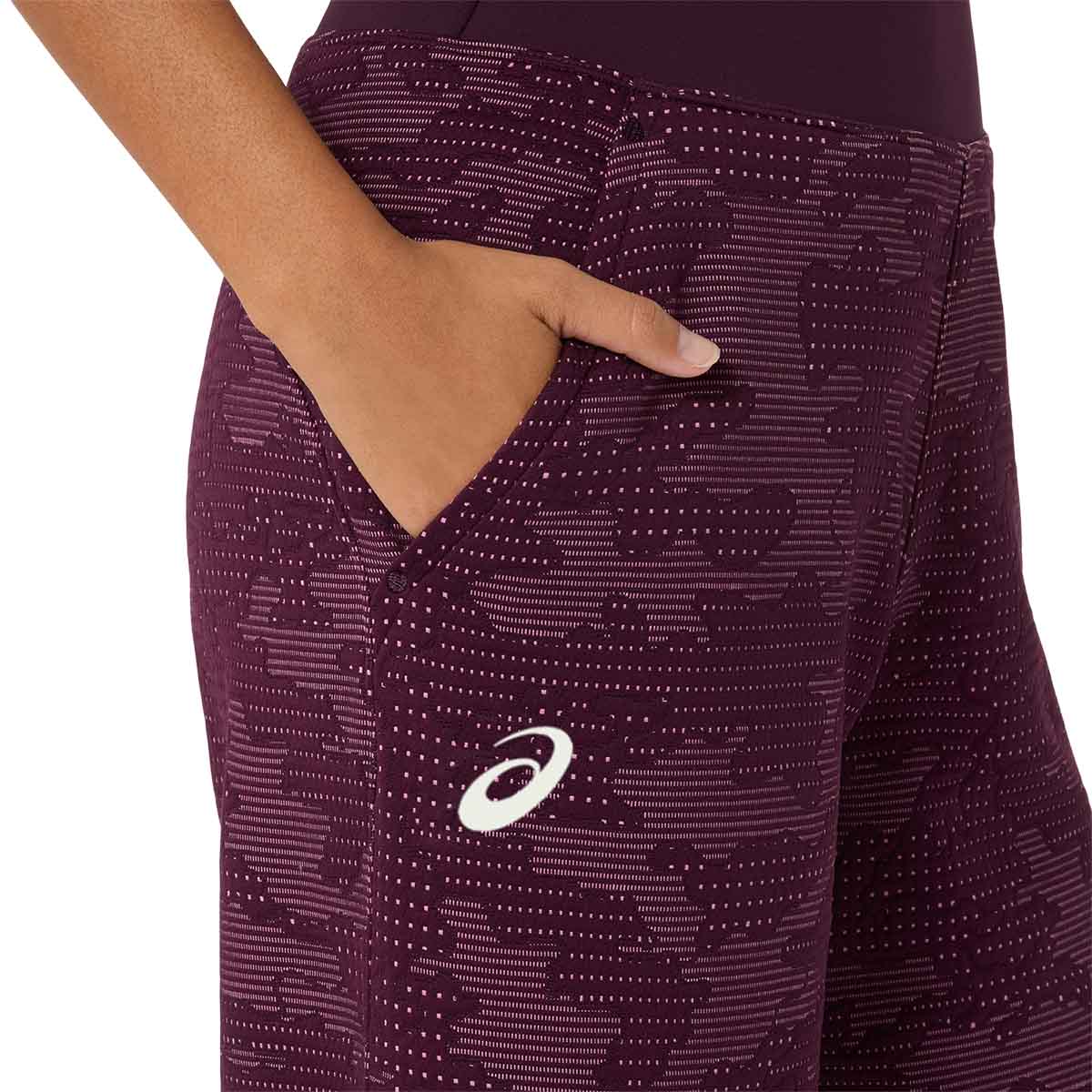 Asics Match Pant Women Dark Aubergine מכנסי טניס לנשים