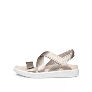 Ecco Soft Sandal Pure Cashmere Metallic סנדלי אקו לנשים