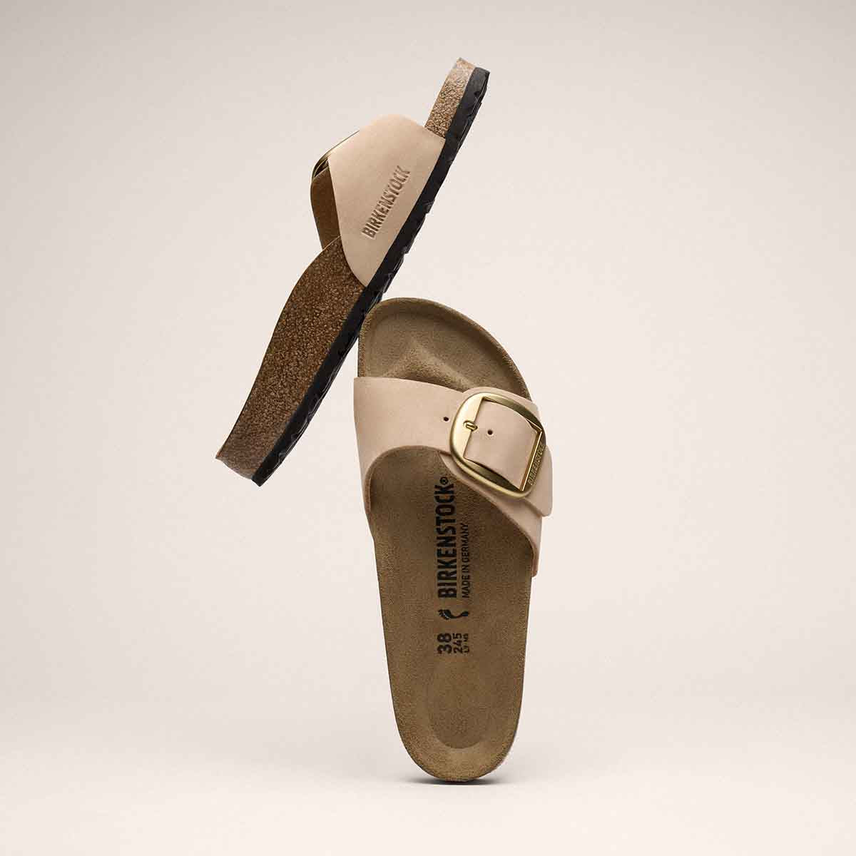 Birkenstock Madrid Big Buckle Sandcastle כפכפי בירקנשטוק מדריד אבזם סנד
