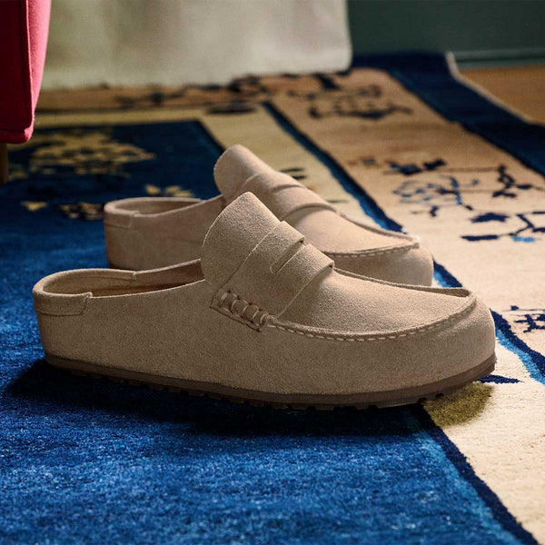 Birkenstock Naples Wrapped Taupe כפכפי נאפלס טיופ יוניסקס טיופ