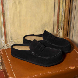 Birkenstock Naples Wrapped Black כפכפי בירקנשטוק נאפלס שחור לנשים