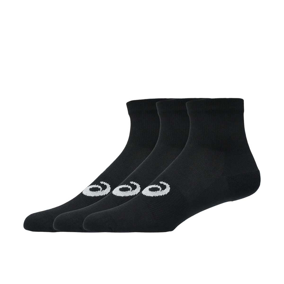 Asics 3 Pack Quarter Sock Unisex - Performance Black שלישיית גרבי אסיקס