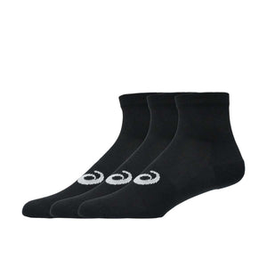 Asics 3 Pack Quarter Sock Unisex - Performance Black שלישיית גרבי אסיקס
