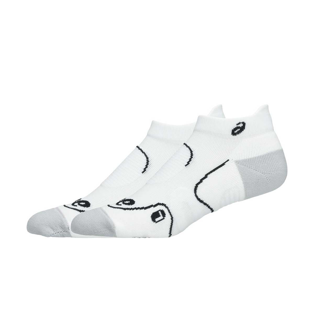 Asics Court+ Tennis Ankle Sock Unisex - Brilliant White גרבי טניס אסיקס
