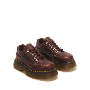 Dr. Martens Buzz 5-Eye Grizzly Leather Shoes Dark Brown נעלי ד"ר מרטנס לנשים