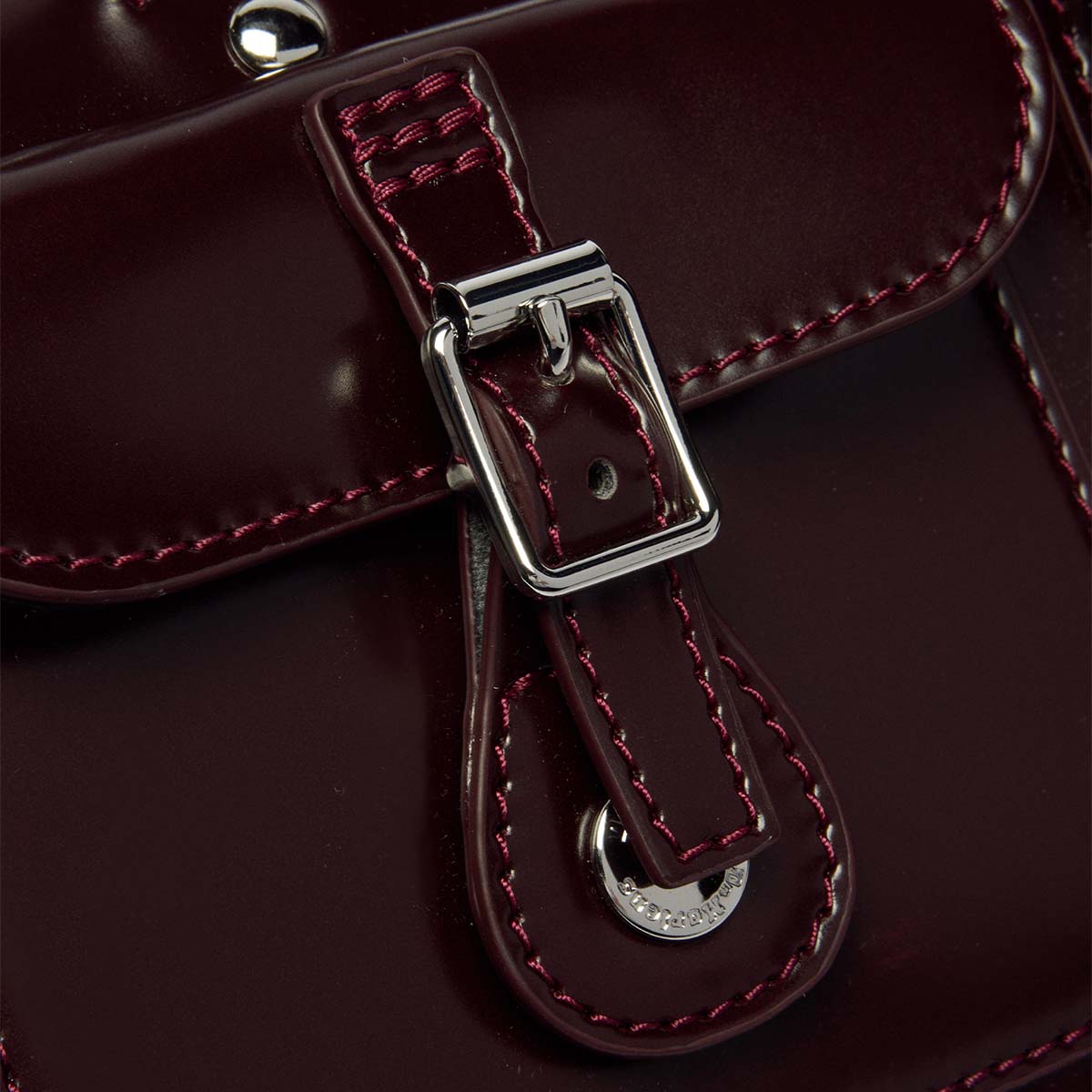 Dr. Martens Top Handle Rub Off Vegan Leather Bag Cherry Red תיק יד מרטינס