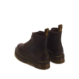 Dr. Martens Sinclair 8 Eye Boot Dark Brown מגפי ד"ר מרטנס סינקלייר יוניסקס