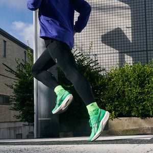 Asics Magic Speed 5 Unisex Vital Green Carrier Grey נעלי ריצה מטה ספיד 5 יוניסקס