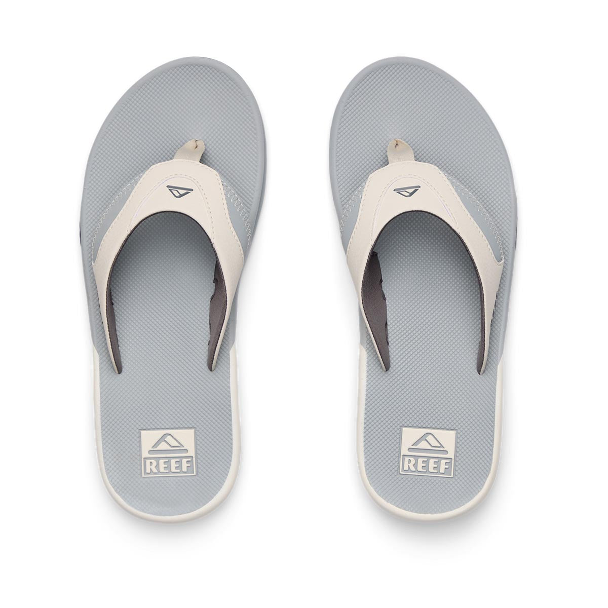 Reef Fanning Light Grey Grey Blue כפכפי ריף לגבר