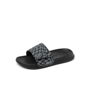 Reef Kids Salty Slide Black Swell Checker כפכפי ריף לילדים