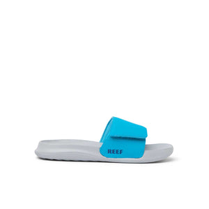 Reef Kids Salty Slide Grey Blue כפכפי ילדים ריף