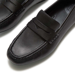 Fit Flop Delicato Soft Loafer - Black פיט פלופ מוקסין לנשים