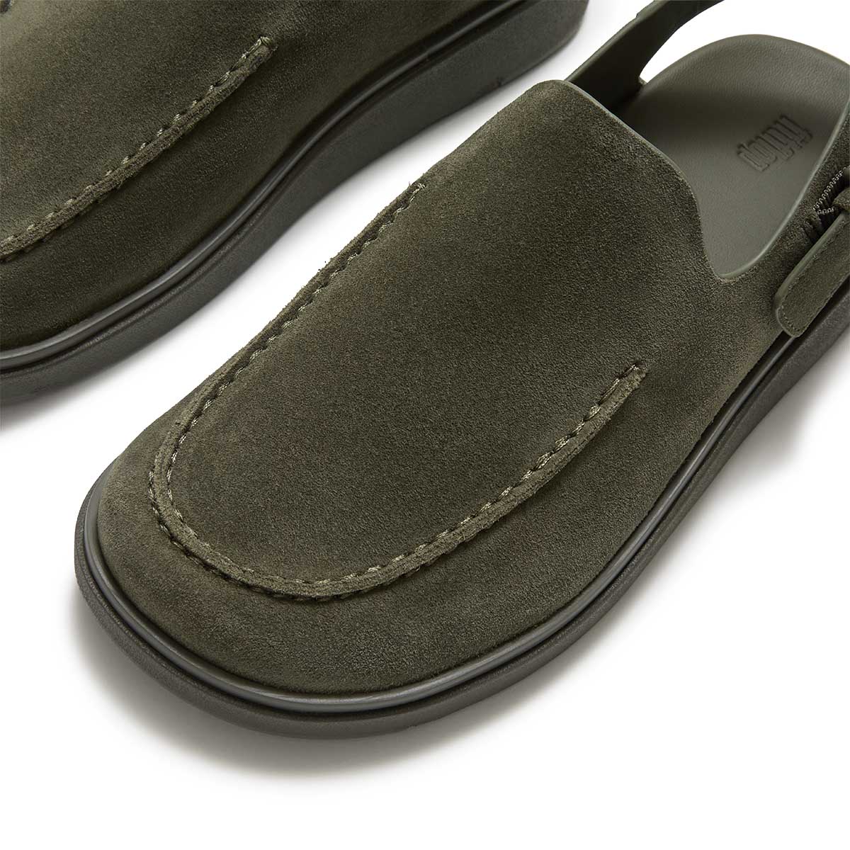 Fit Flop Gen-FF Mule With Back Strap - Deep Olive סנדלי פיט פלופ לנשים