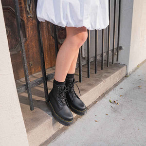 Dr. Martens Jadon III 8 Eye Boot Black מגפי ד"ר מרטינס גיידון שחור