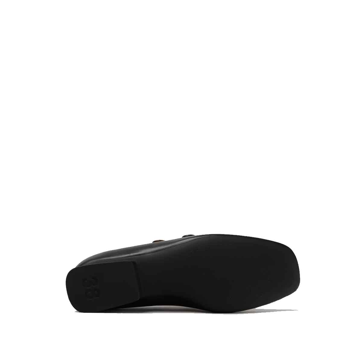 Camper Casi Myra Black Leather Ballerinas for Women נעלי מוקסין קמפר לנשים