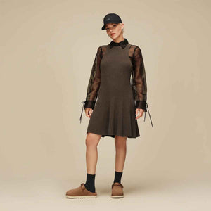 UGG Goldenstar Clog Chestnut Women כפכפי אגג לנשים גולדנסטאר קלוג חום