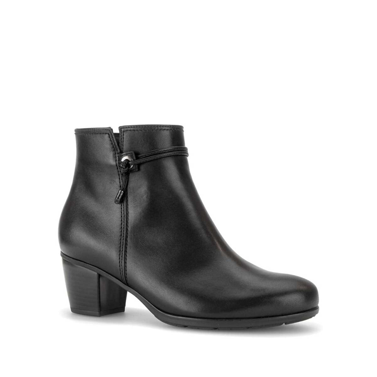 Gabor Elegant black ankle boots Black מגפי גאבור לנשים